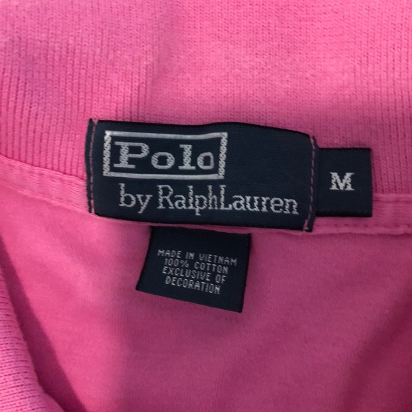 Polo Ralph Lauren pink polo shirt. Sz M. Perfect! - Picture 3 of 4